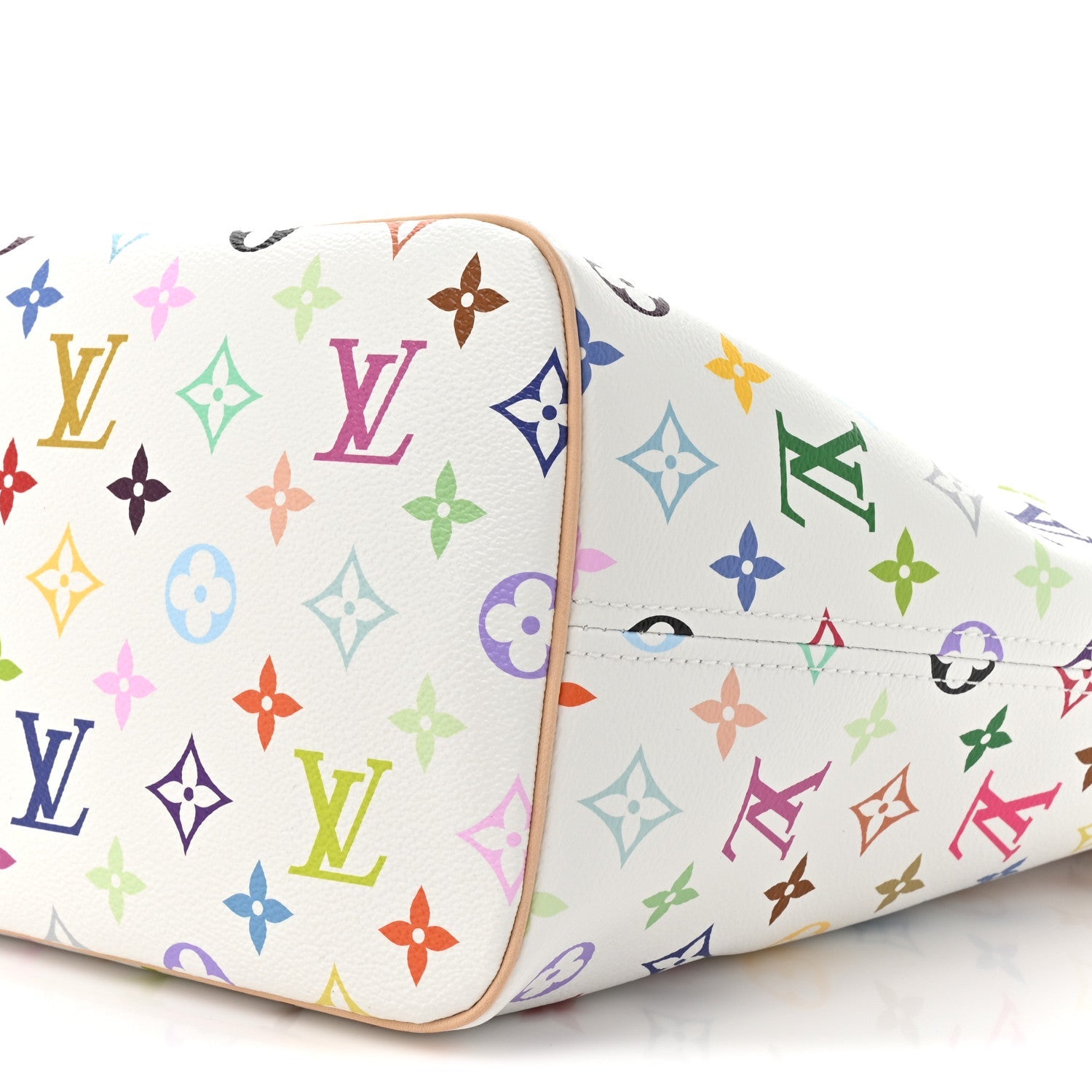 Louis Vuitton LV X TM Monogram Multicolor Neverfull MM White