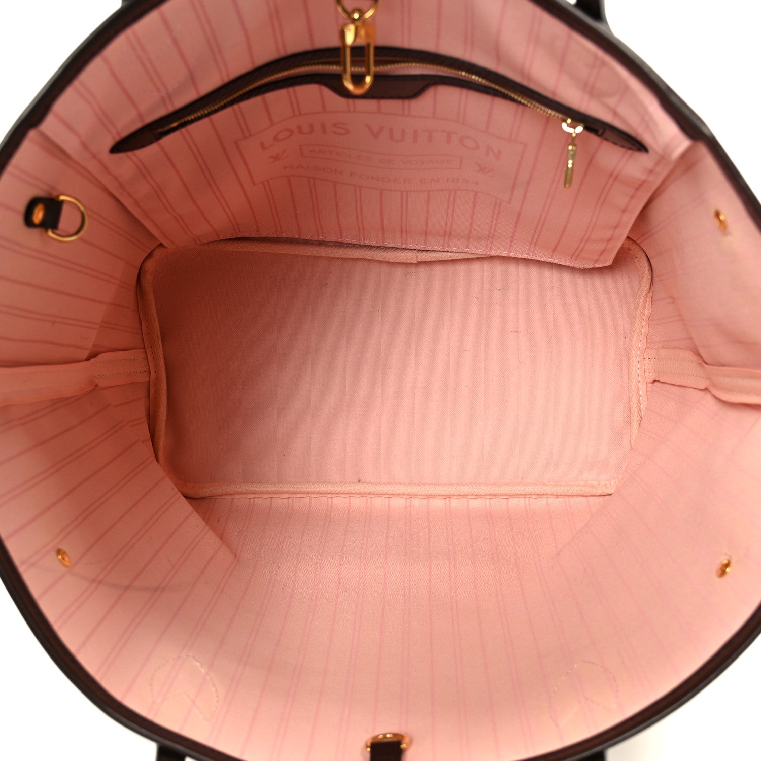 Louis Vuitton Damier Ebene Neo Neverfull MM Rose Ballerine