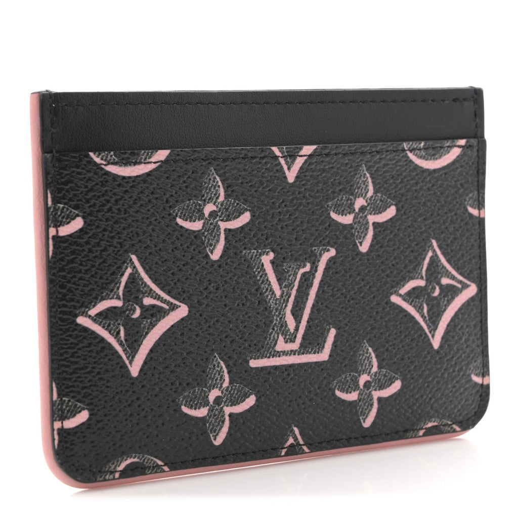Louis Vuitton Monogram Fall for You LV Side-Up Card Holder Black
