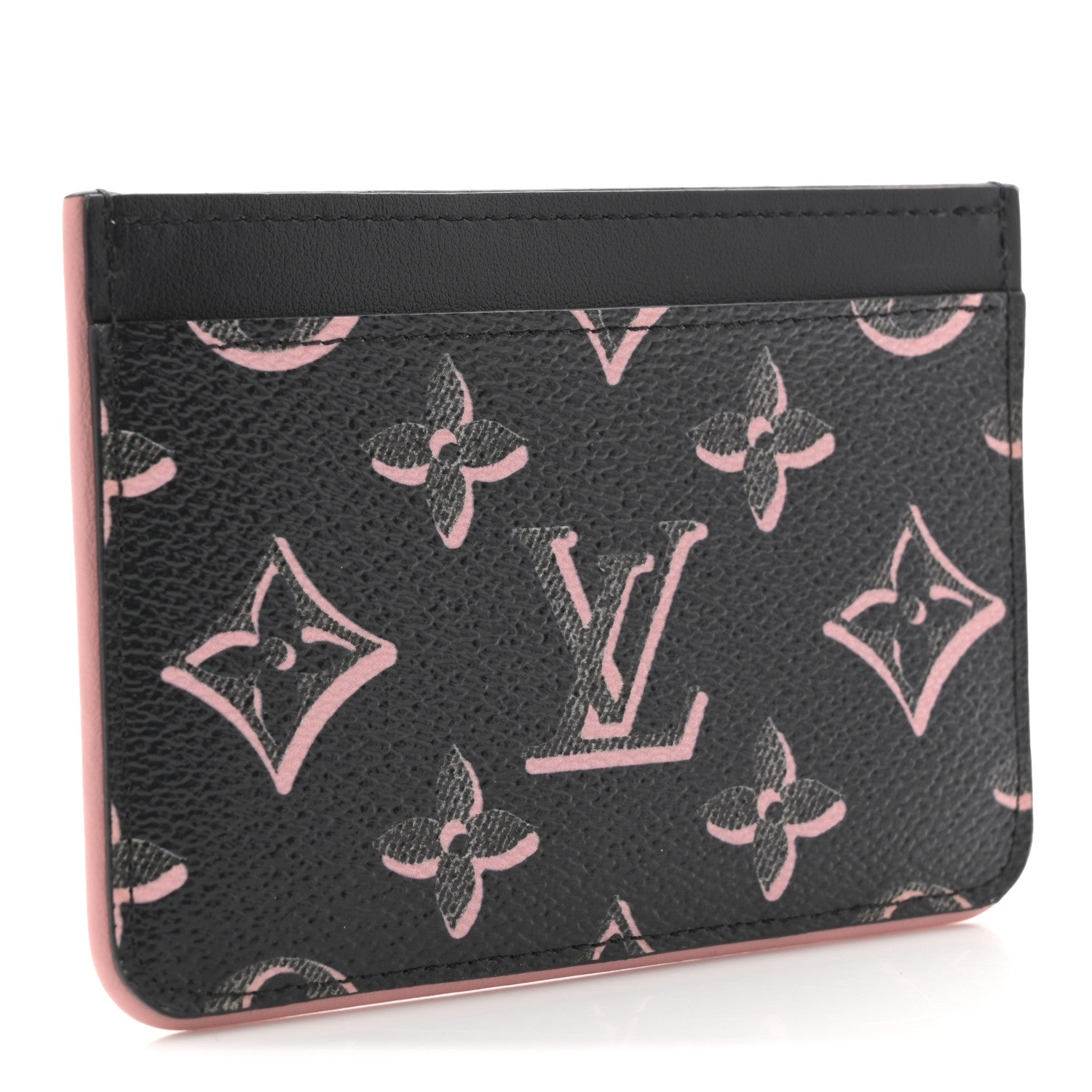 Louis Vuitton Monogram Fall for You LV Side-Up Card Holder Black