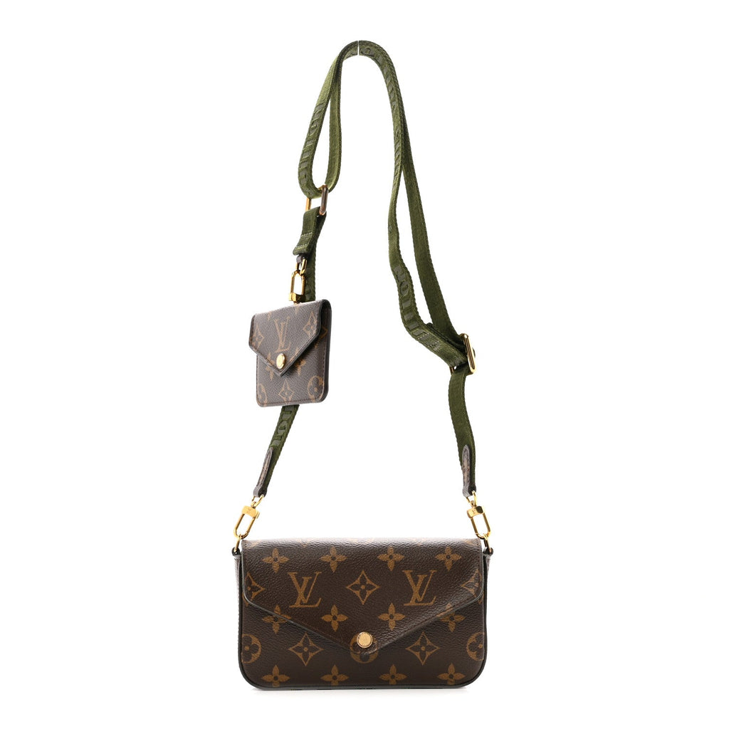 Louis Vuitton Monogram Felicie Strap & Go Kaki