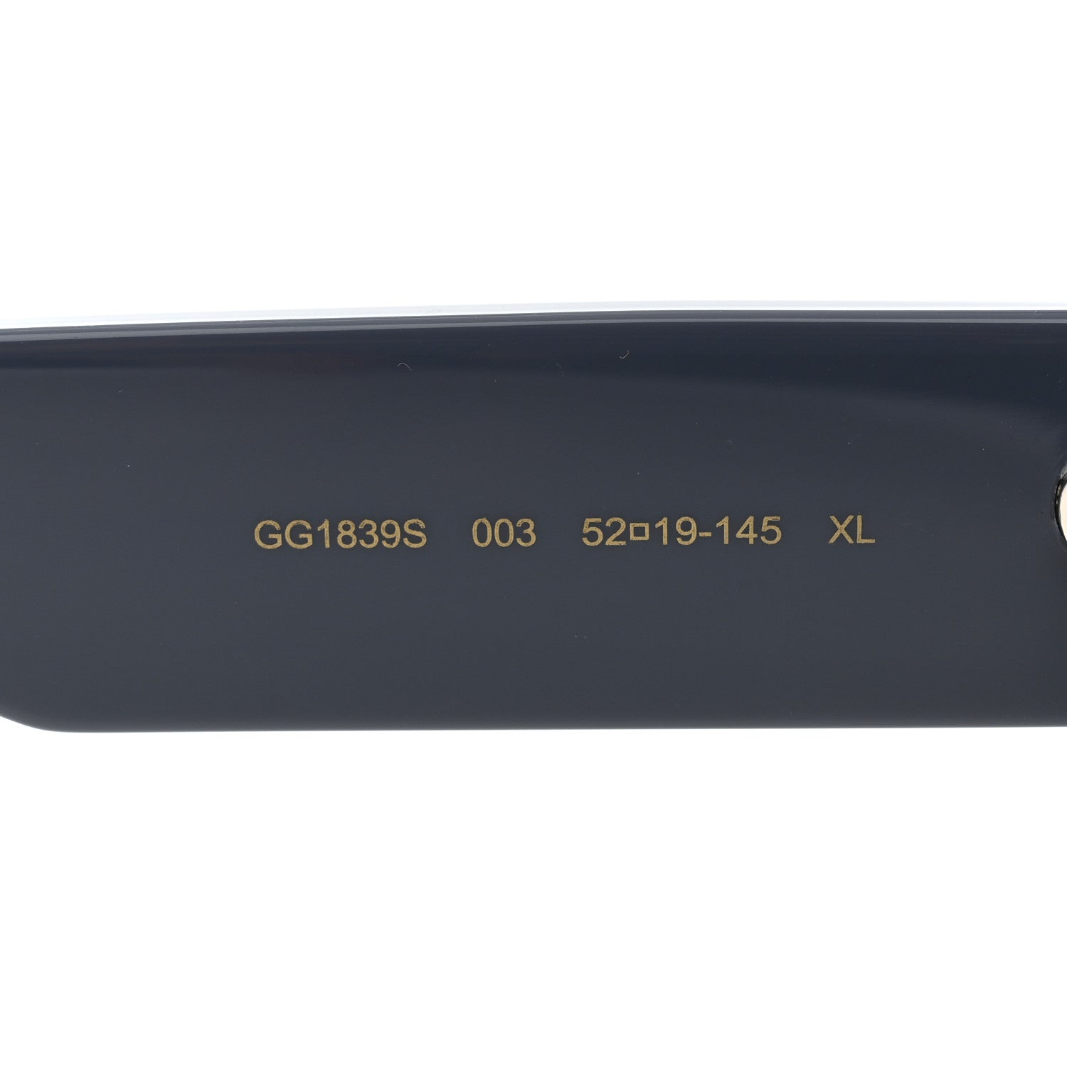 Gucci Acetate Rectangular Frame Sunglasses GG1839S Blue