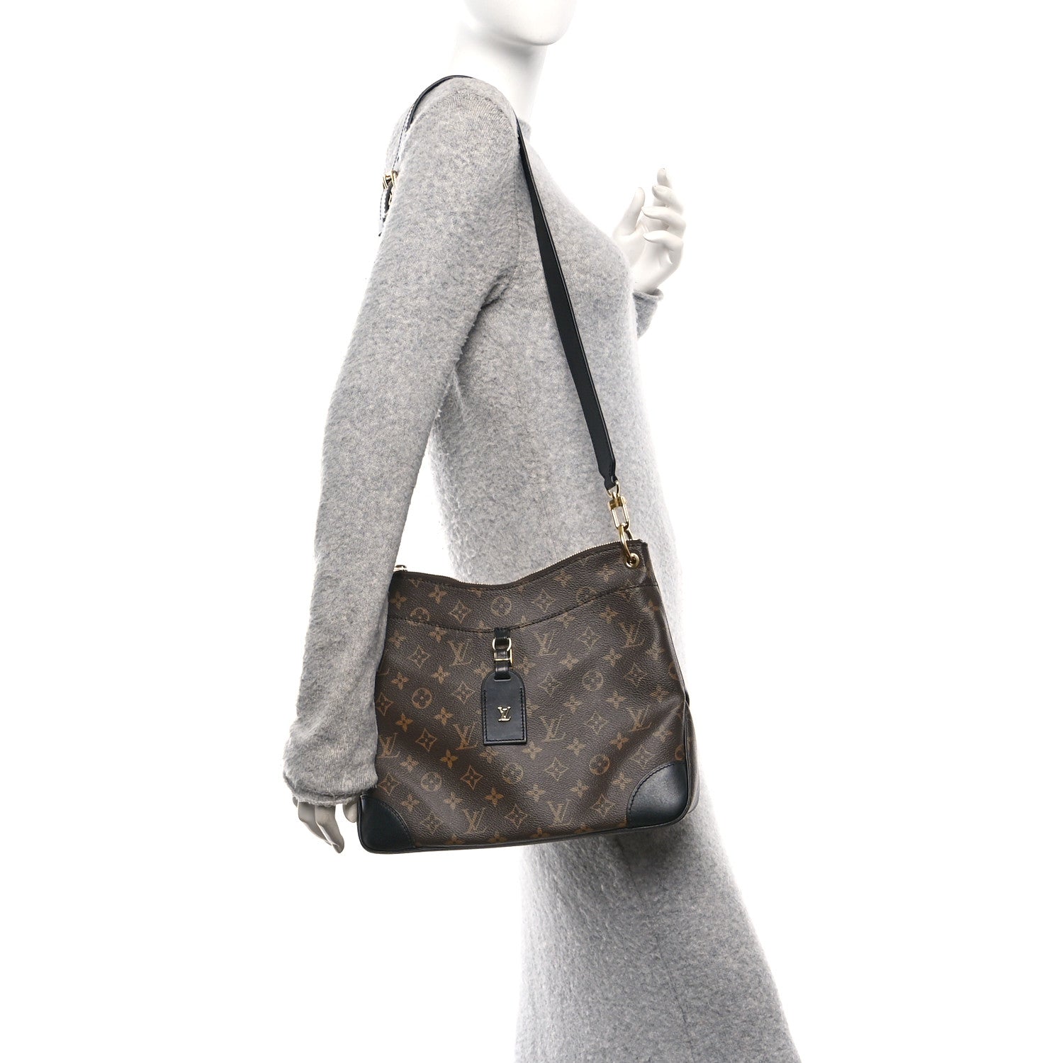 Louis Vuitton Monogram Odeon MM Black