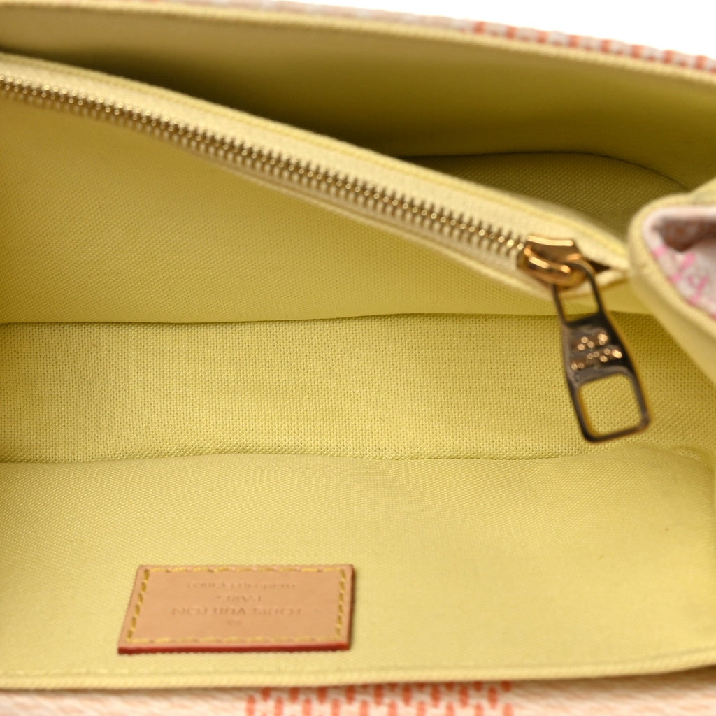 Louis Vuitton Damier Giant Pochette Metis East West Peach