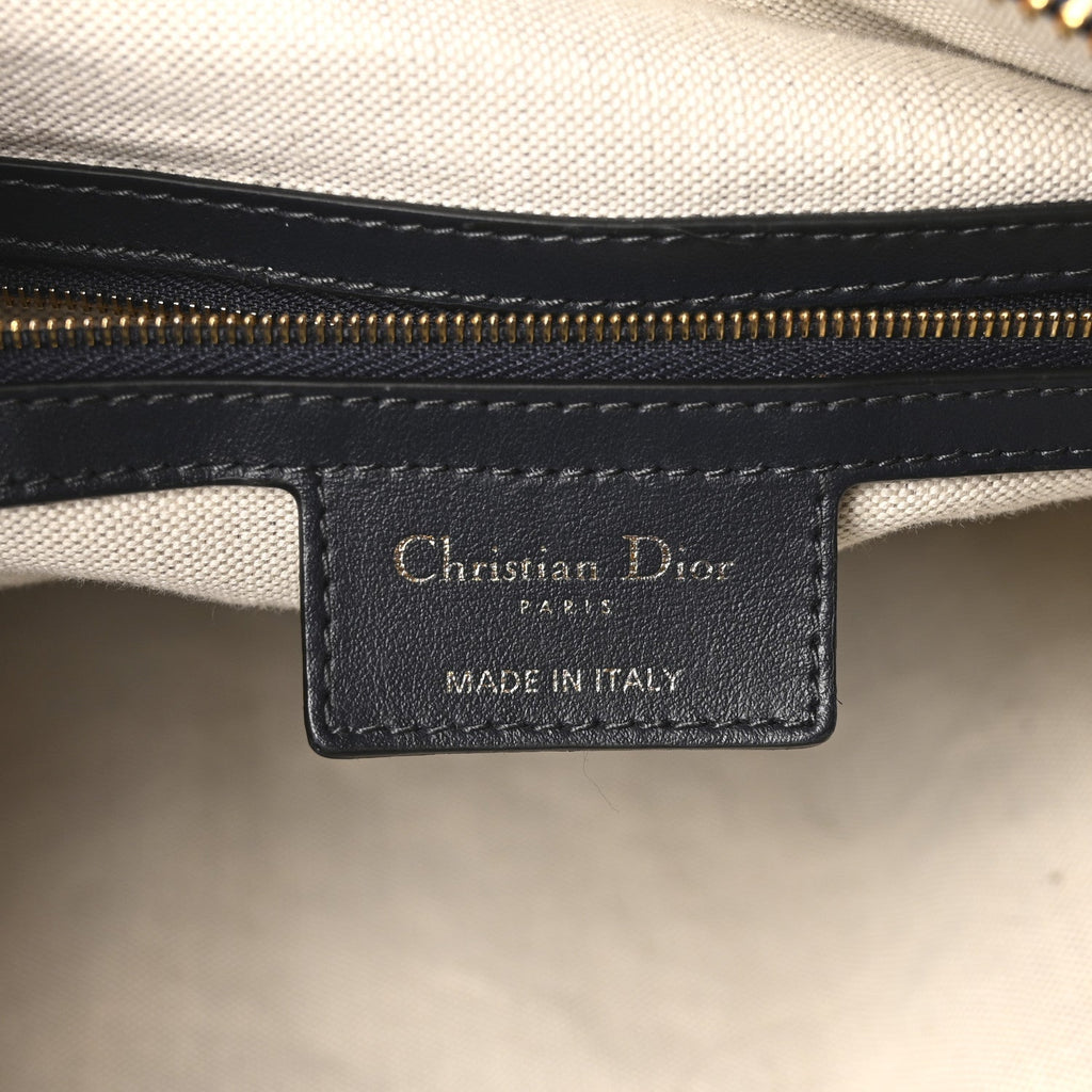 Christian Dior Oblique Large D-Journey Bag Blue