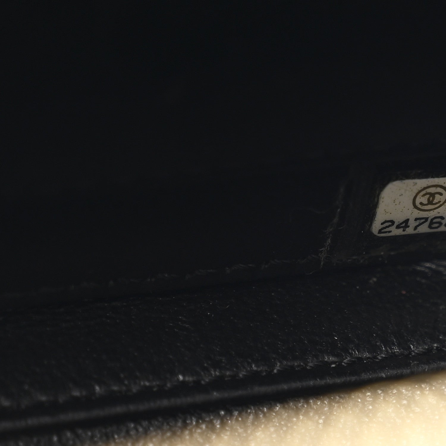 Chanel Caviar Quilted Small CC Filigree Vanity Case Black