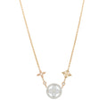 Louis Vuitton 18K Yellow White Rose Gold Diamond Idylle Blossom XL Pendant Necklace