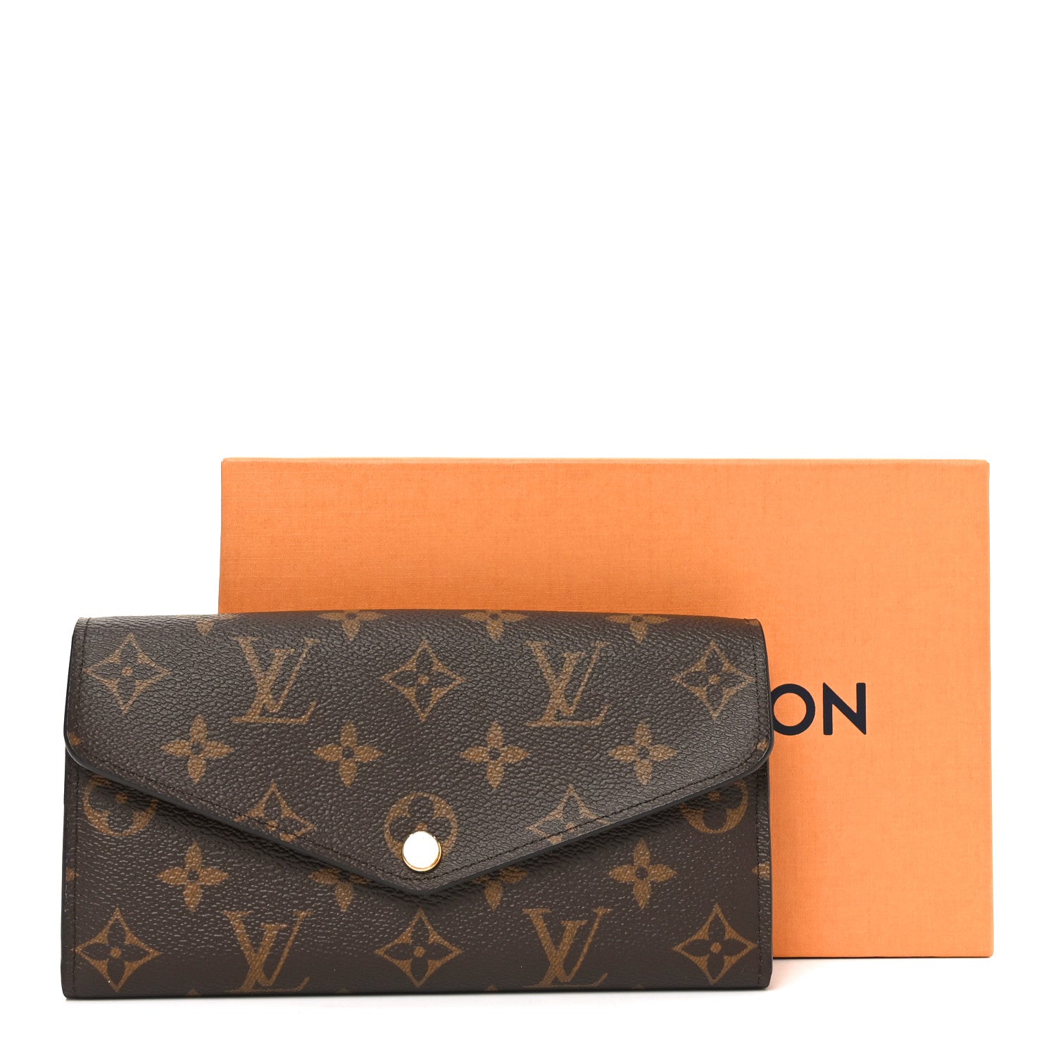 Louis Vuitton Monogram Sarah Wallet NM Coquelicot