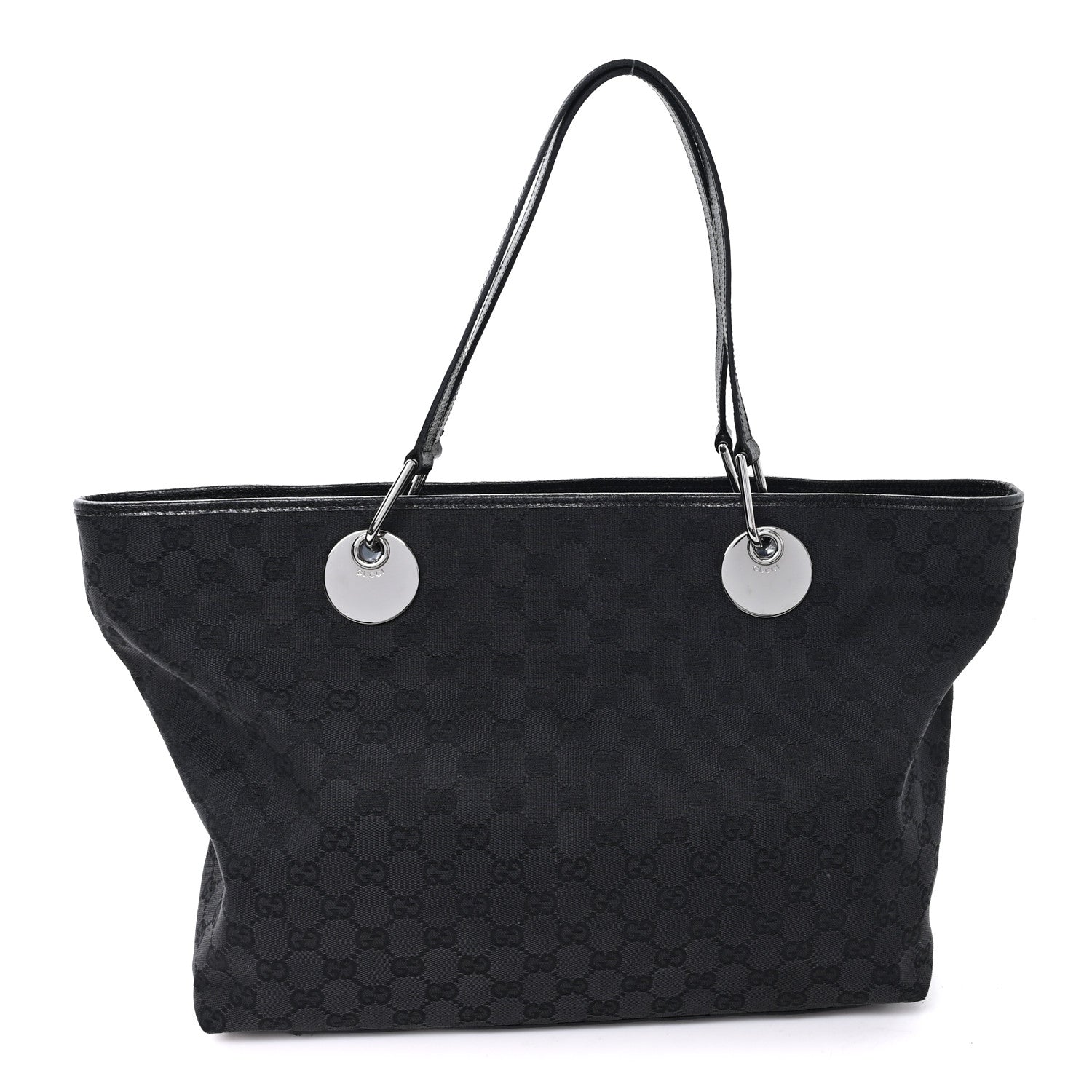 Gucci Monogram Large Eclipse Tote  Dark Brown