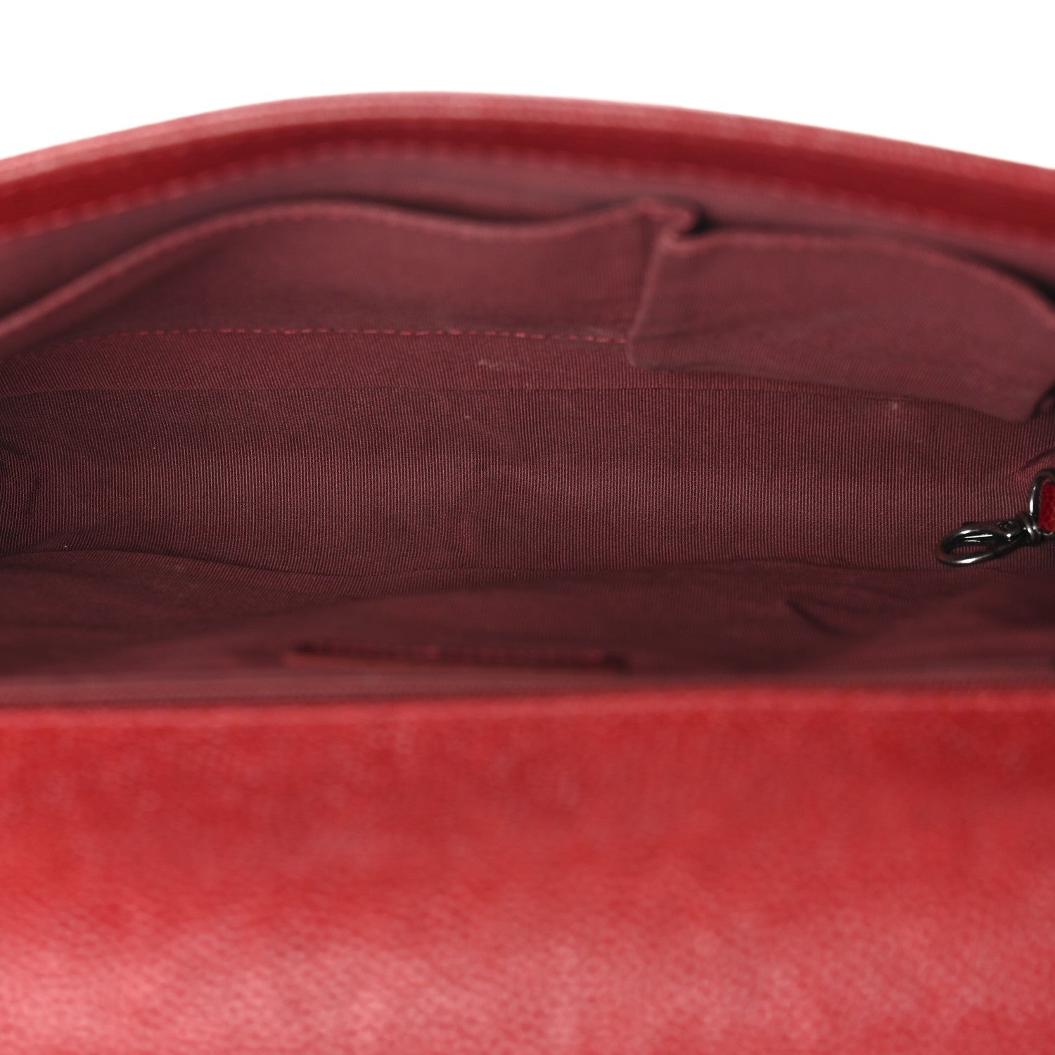 Chanel Caviar Quilted Large Boy Flap Dark Red