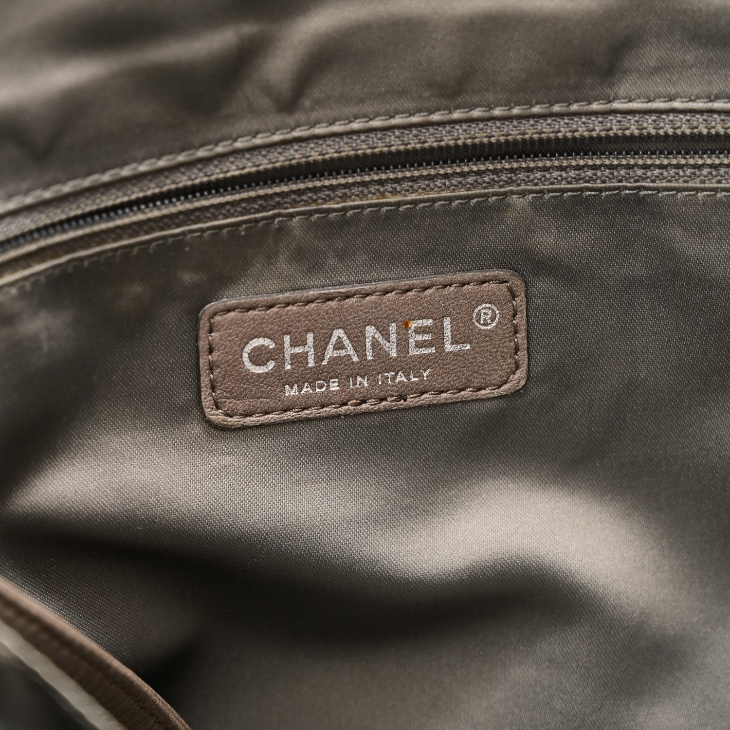 Chanel Calfskin Perforated Drill Tote Bag Black