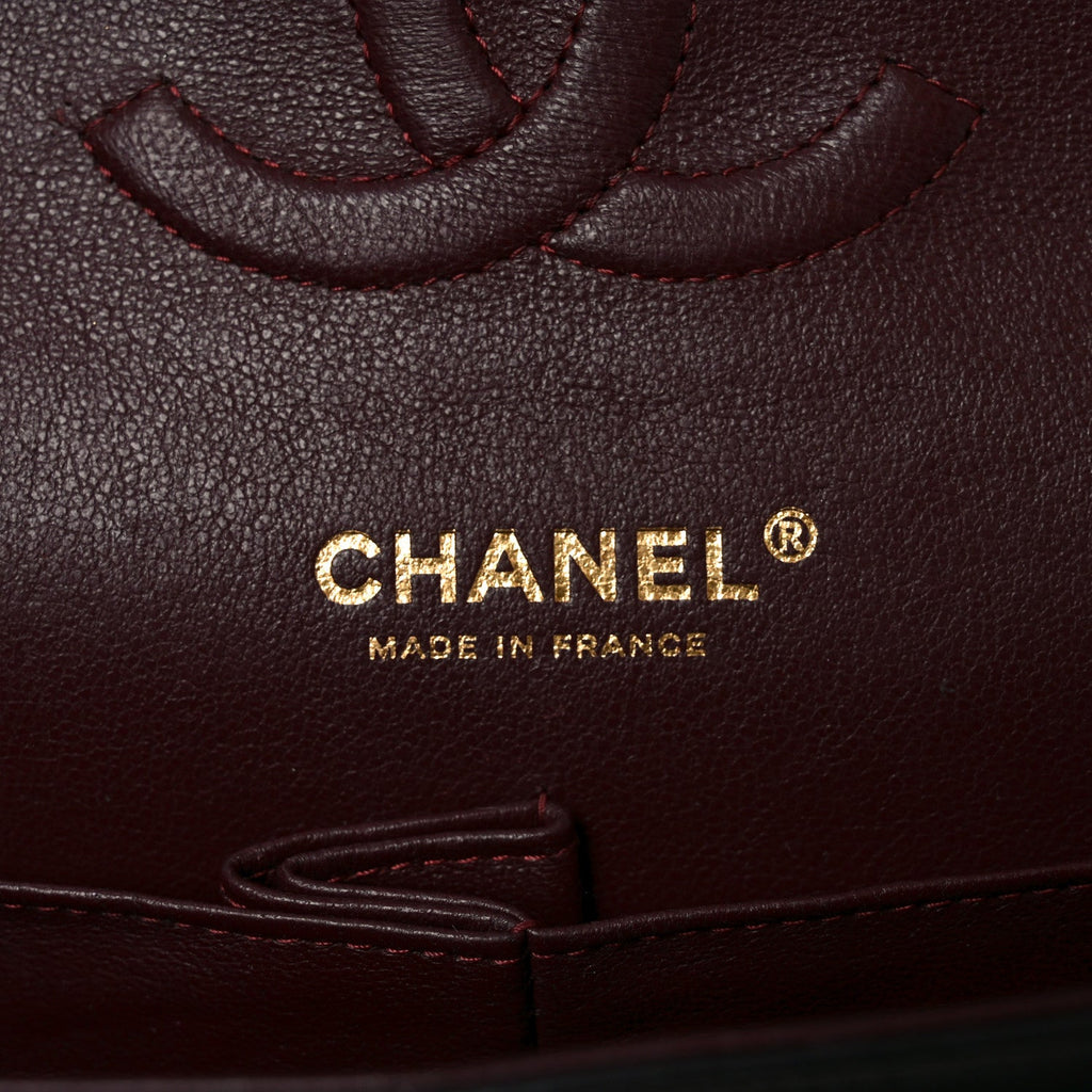 Chanel Lambskin Quilted Medium Double Flap Black