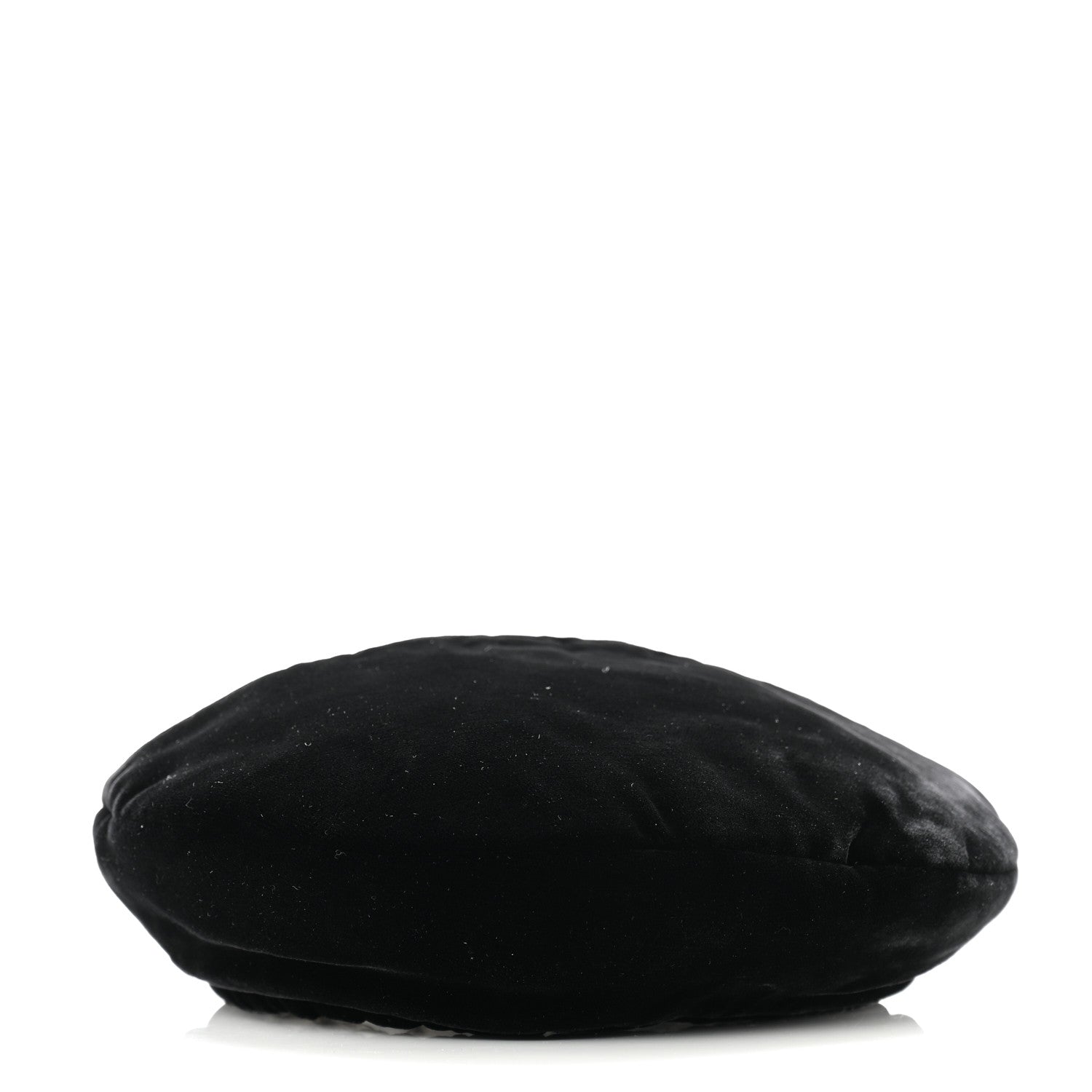 Chanel Velvet Beret Hat S Black