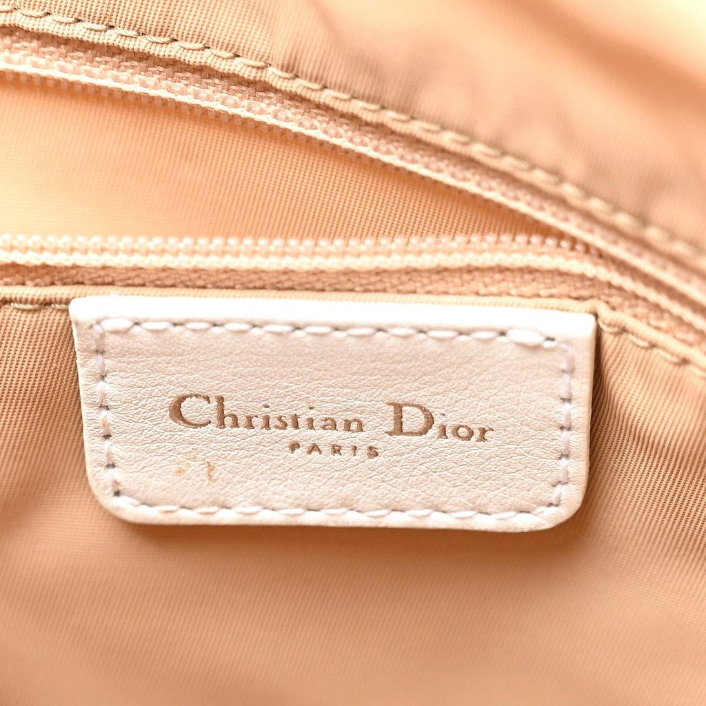 Christian Dior Monogram Tote White