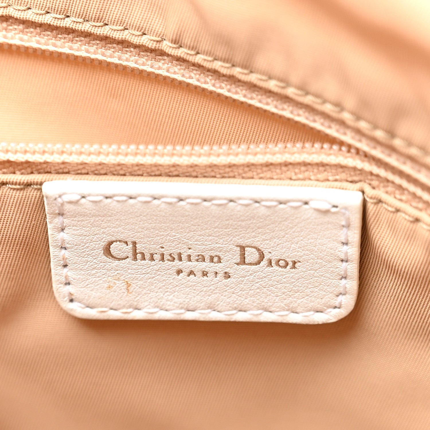 Christian Dior Monogram Tote White