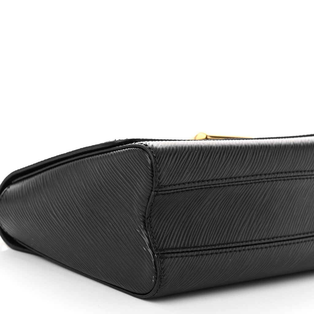 Louis Vuitton Epi Twist Top Handle Shoulder Bag MM Black