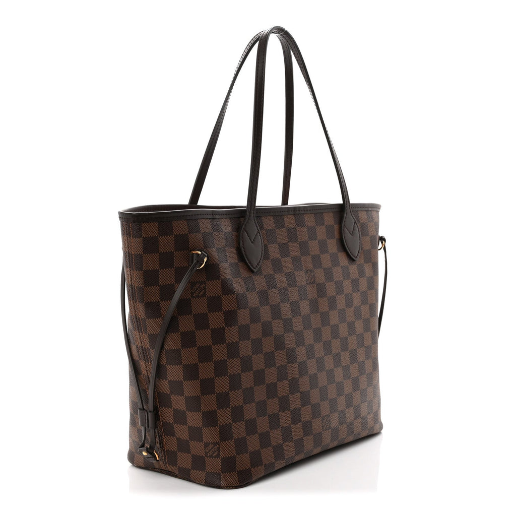 Louis Vuitton Damier Ebene Neo Neverfull MM Rose Ballerine