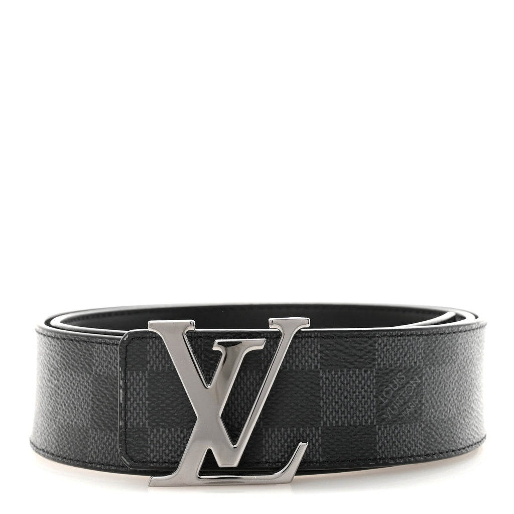 Louis Vuitton Damier Graphite 40mm LV Initiales 85 34 Belt