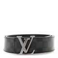 Louis Vuitton Damier Graphite 40mm LV Initiales 85 34 Belt