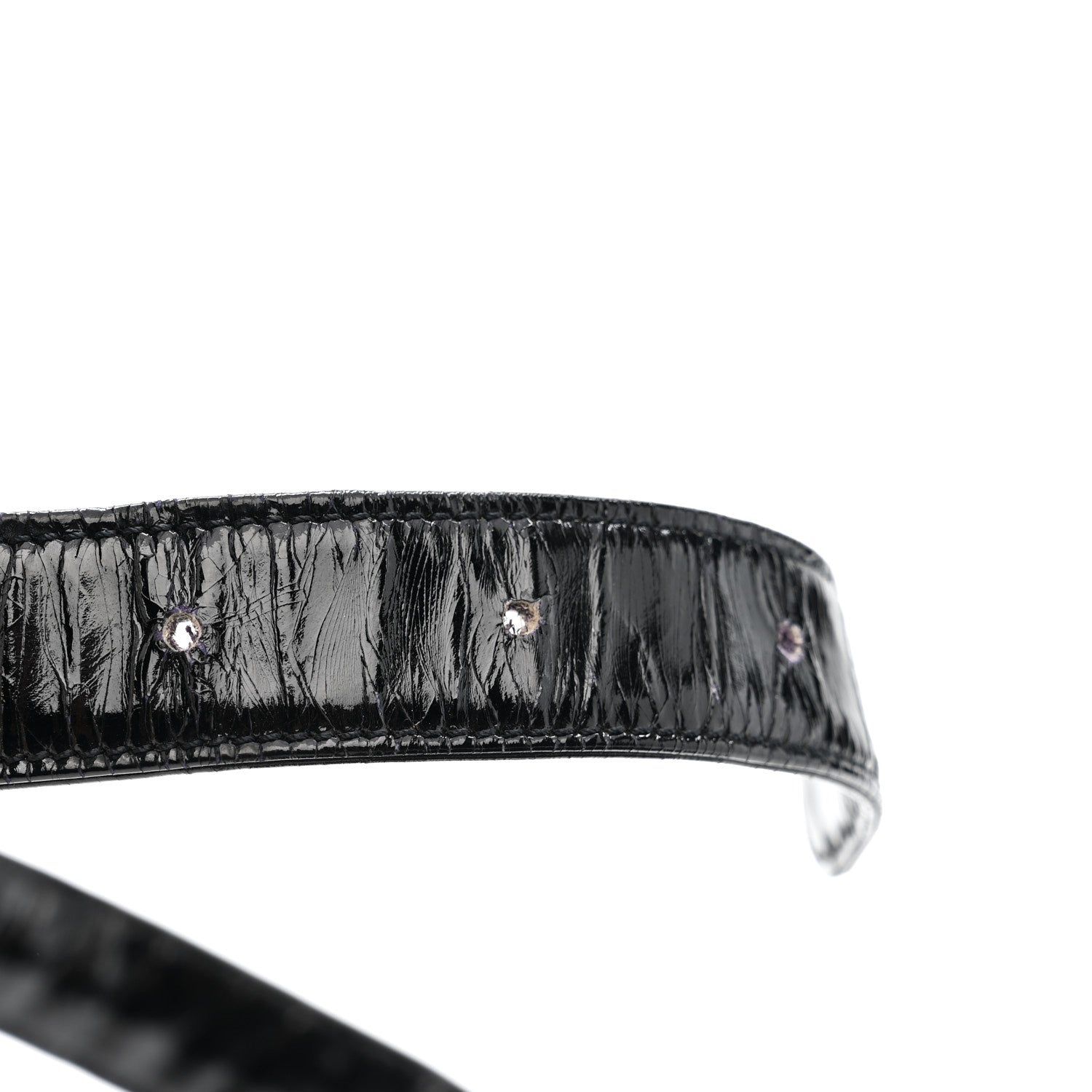 Chanel Patent Flap Waist Belt Bag Black