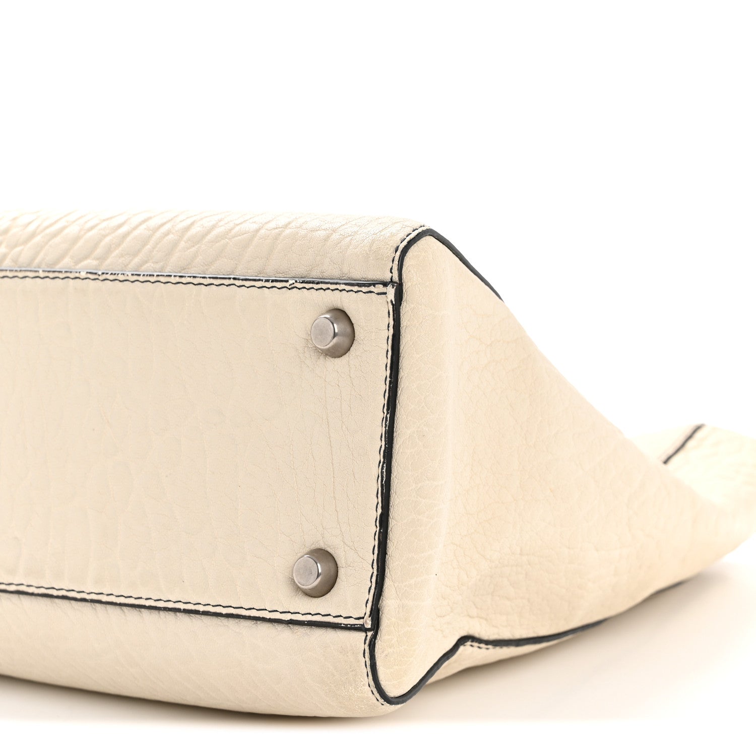 Christian Dior Canyon Grained Lambskin Large Lady Dior Off White