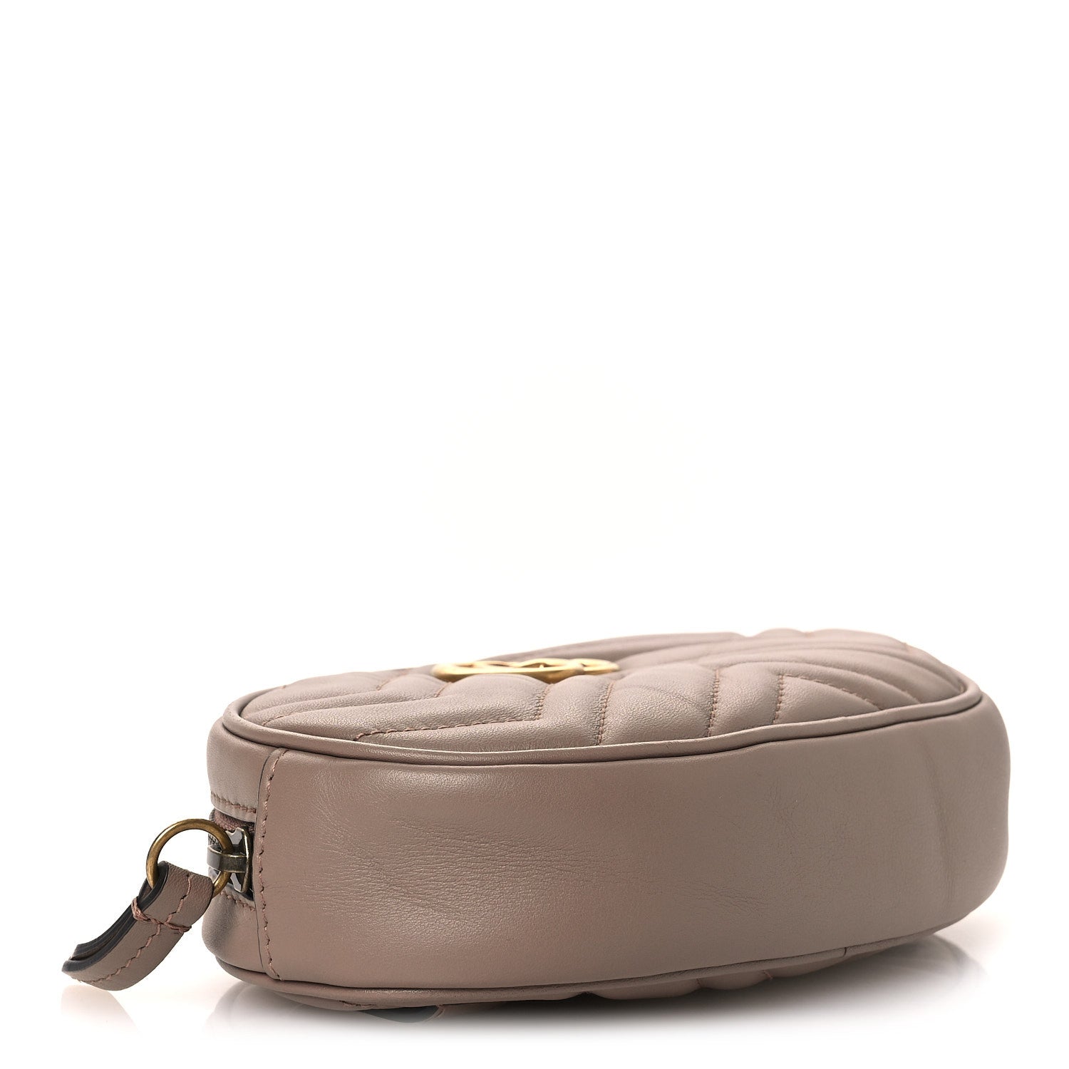 Gucci Calfskin Matelasse GG Marmont Belt Bag 85 34 Porcelain Rose