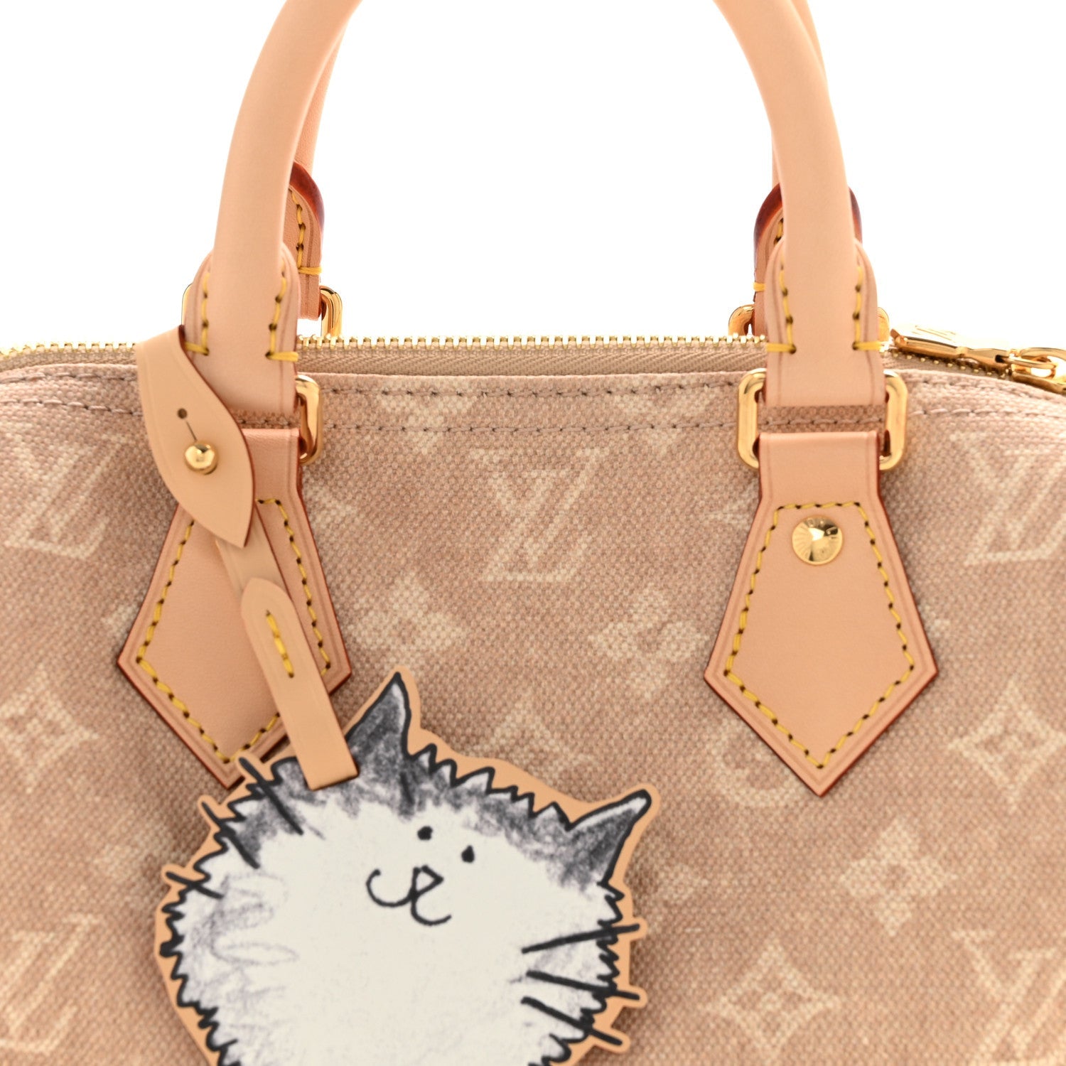 Louis Vuitton Meowgram Grace Coddington Speedy Bandouliere 20