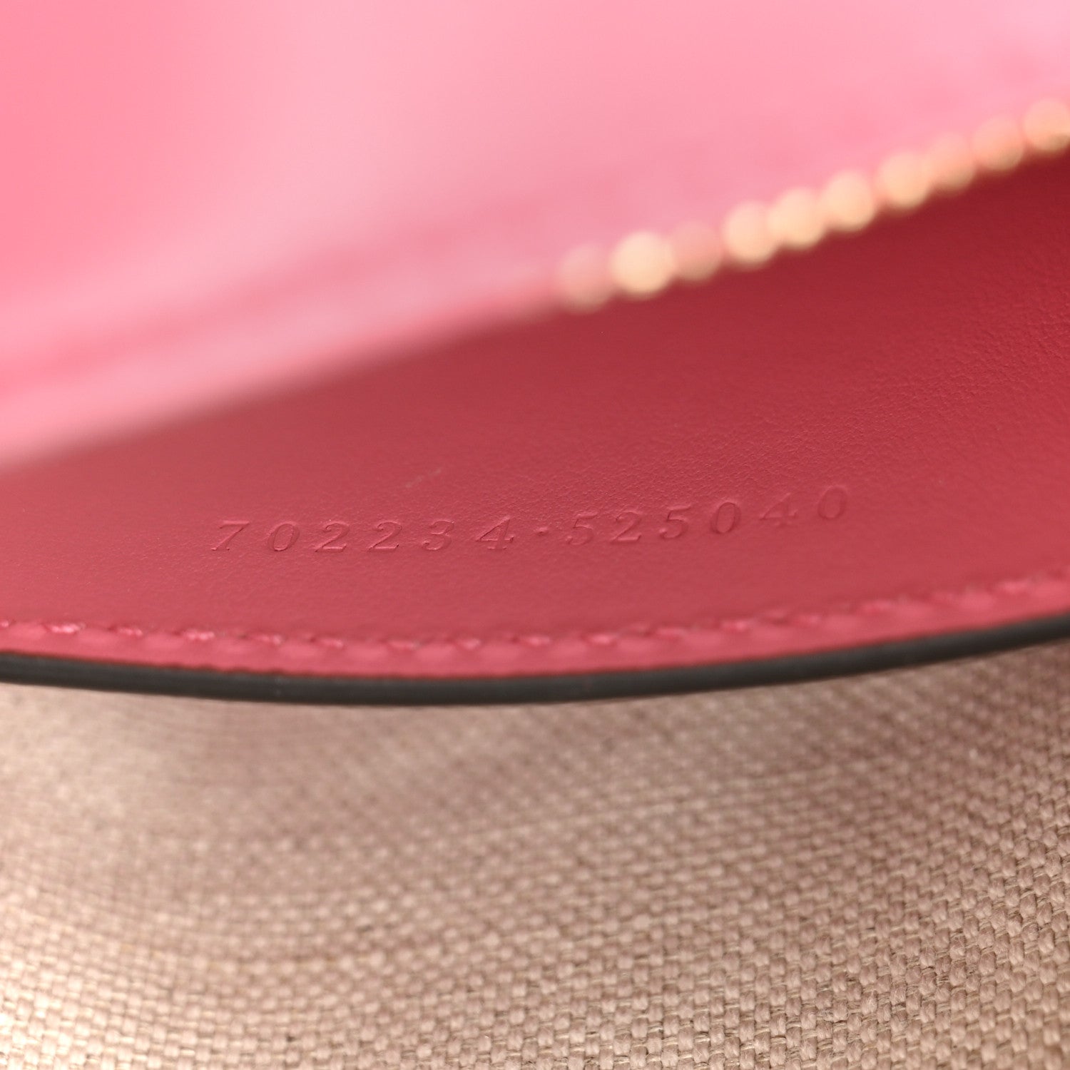 Gucci Calfskin GG Matelasse Small Shoulder Bag Rhodamine Pink Natural