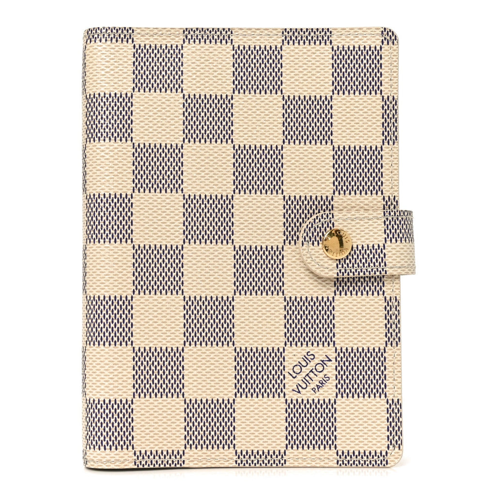 Louis Vuitton Damier Azur Small Ring Agenda Cover