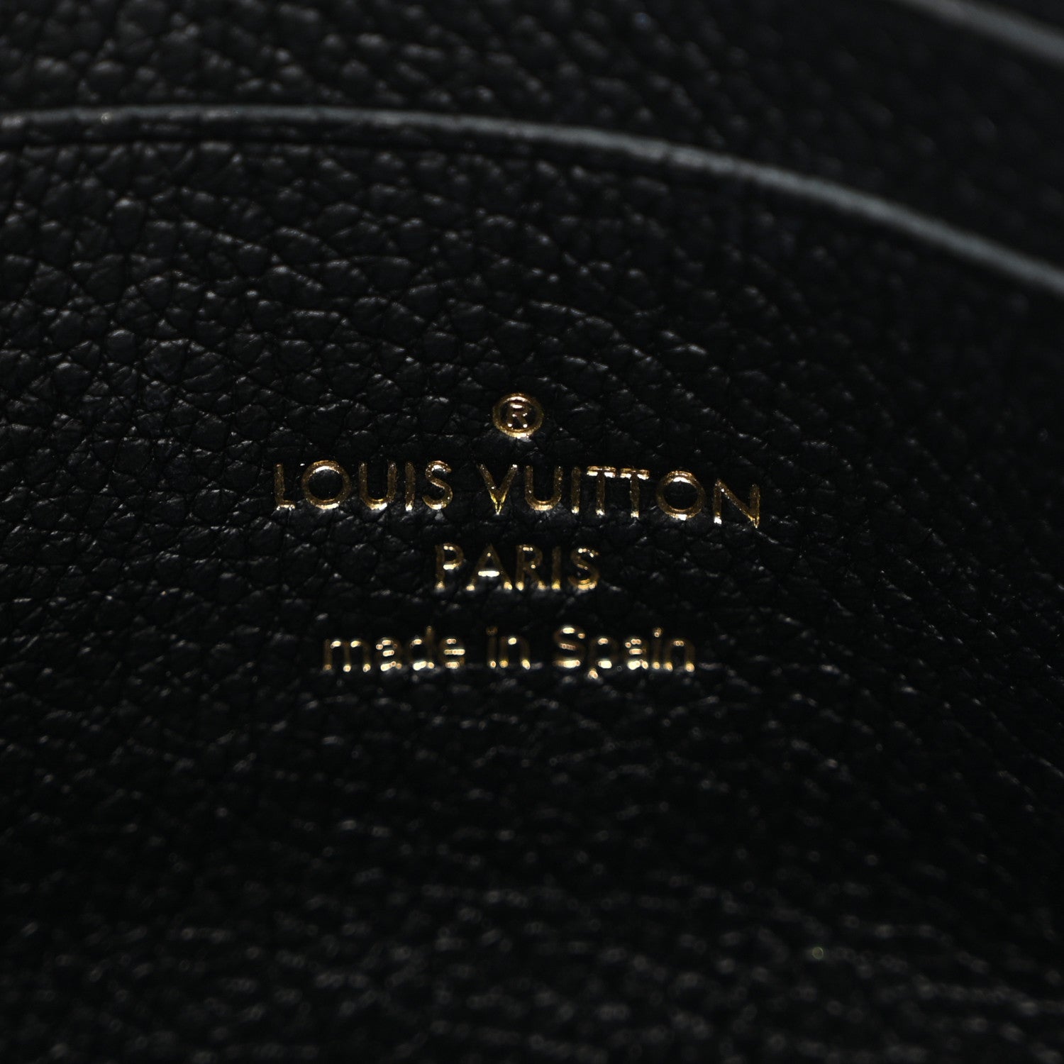 Louis Vuitton Empreinte Double Zip Pochette Black