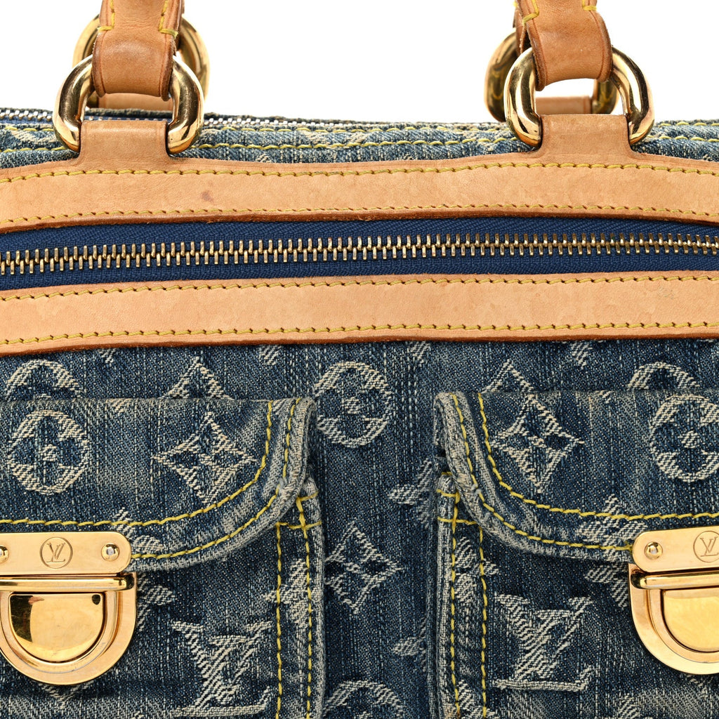 Louis Vuitton Monogram Denim Neo Speedy Blue