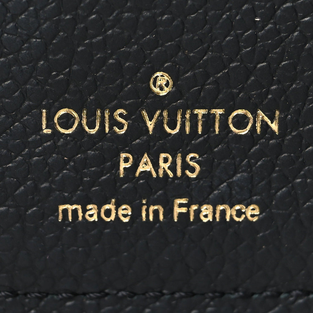 Louis Vuitton Empreinte Monogram Giant Victorine Wallet Black Beige