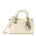 Christian Dior Patent Cannage Micro Lady D-Joy Latte