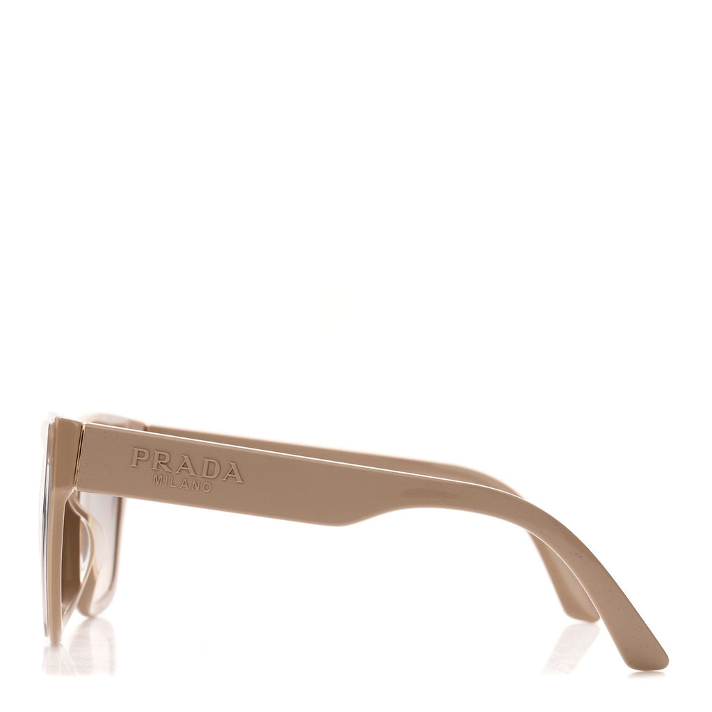 Prada Acetate Cat Eye Sunglasses SPR 23X Beige