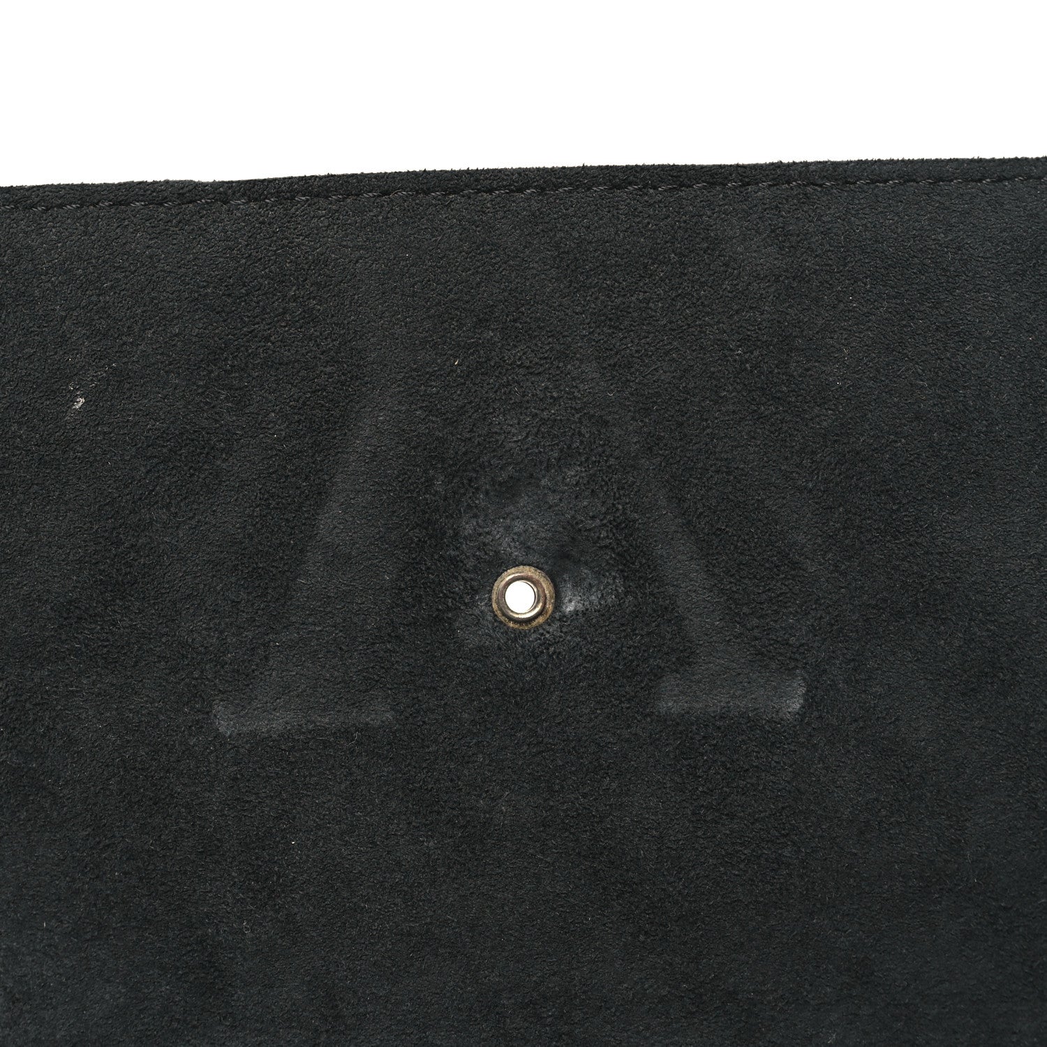 Louis Vuitton Calfskin Airy V Embossed Pochette Chain Louise GM  Black
