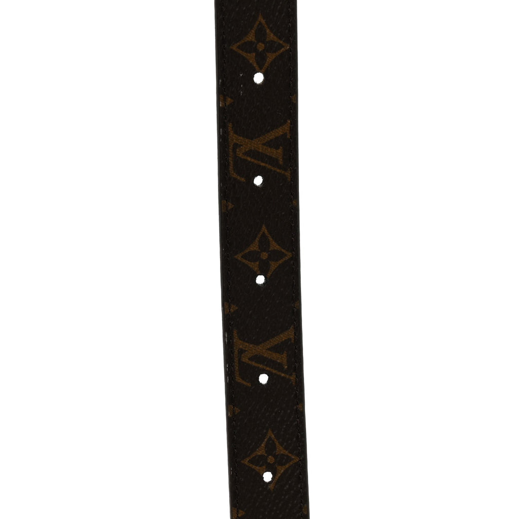 Louis Vuitton Calfskin Monogram 20mm LV Iconic Reversible Belt 85 34 Black