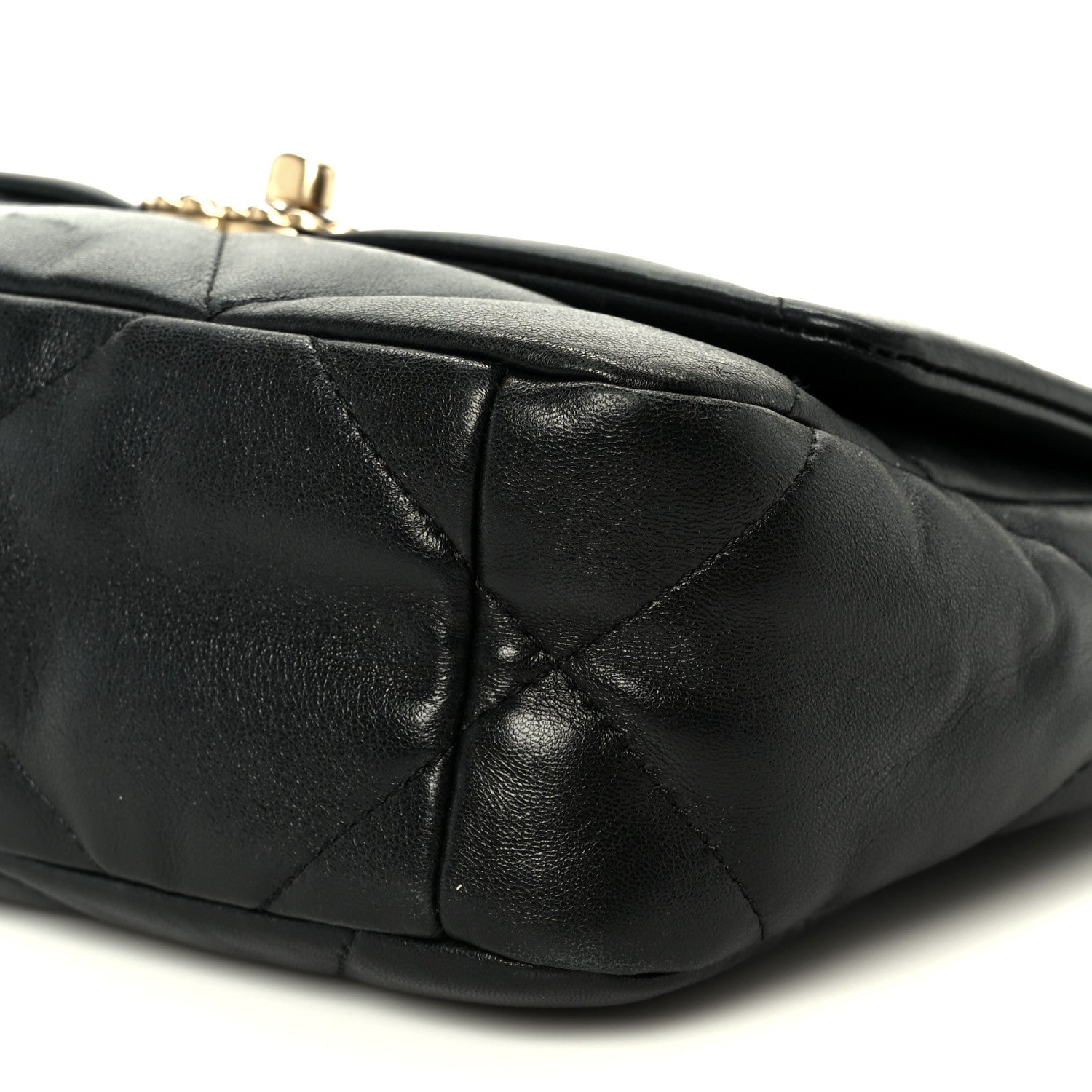 Chanel Lambskin Quilted Medium Chanel 19 Flap Black