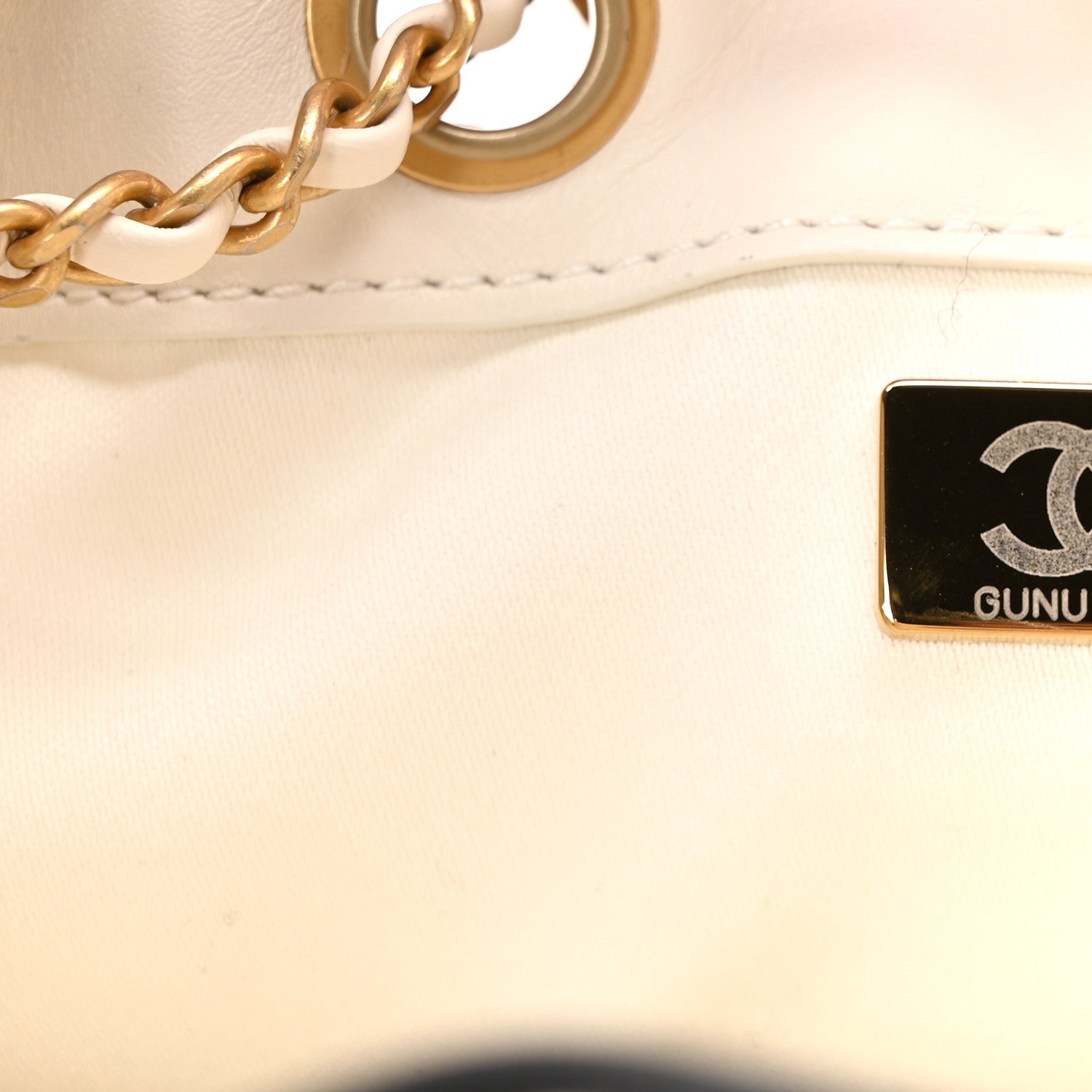 Chanel Braided Raffia Calfskin Quilted Small Chanel 25 Handbag White Black