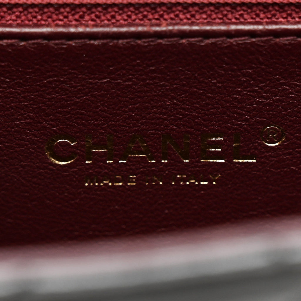 Chanel Sheepskin Quilted Mini Beauty Lock Flap Black
