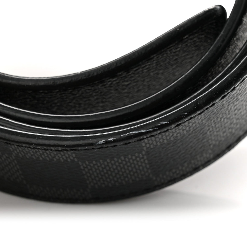Louis Vuitton Damier Graphite 35mm LV Inventeur Reversible Belt 95 38