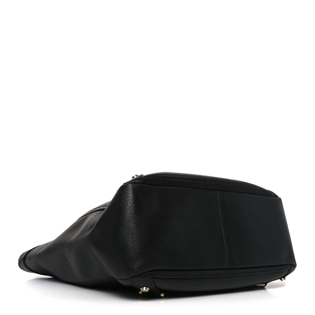 Gucci Calfskin Small Abbey Tote Black