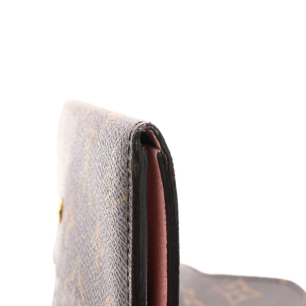 Louis Vuitton Monogram Emilie Wallet Rose Ballerine