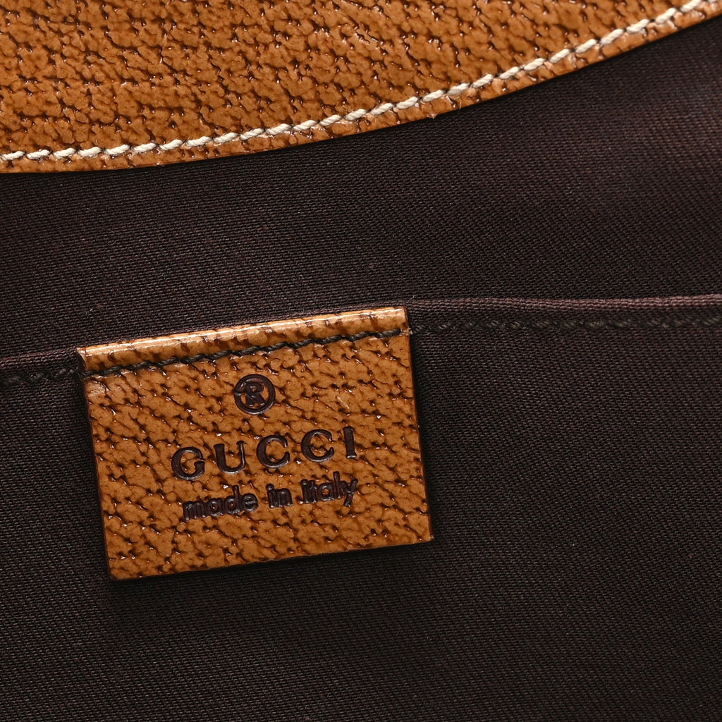 Gucci Monogram Calfskin Bardot Shoulder Bag
