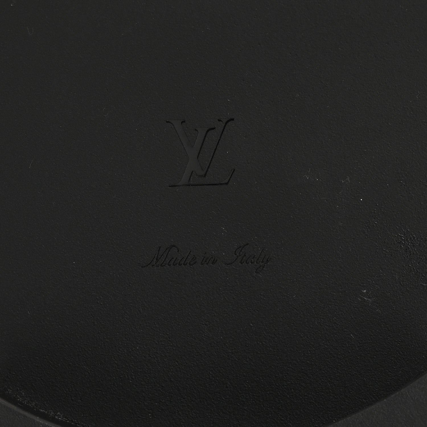 Louis Vuitton Calfskin Oversized Chain Academy Loafers 37.5 Black