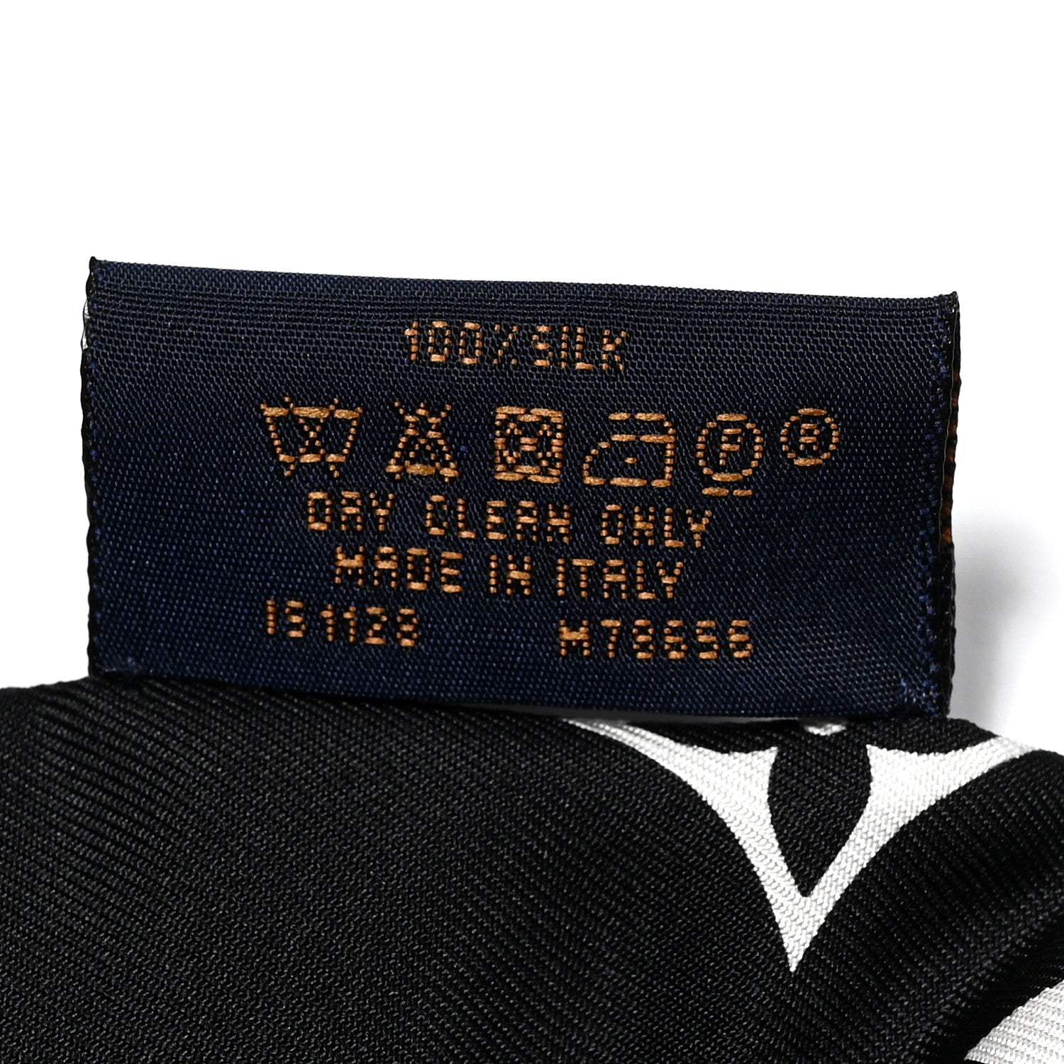 Louis Vuitton Silk Monogram Confidential Bandeau Black