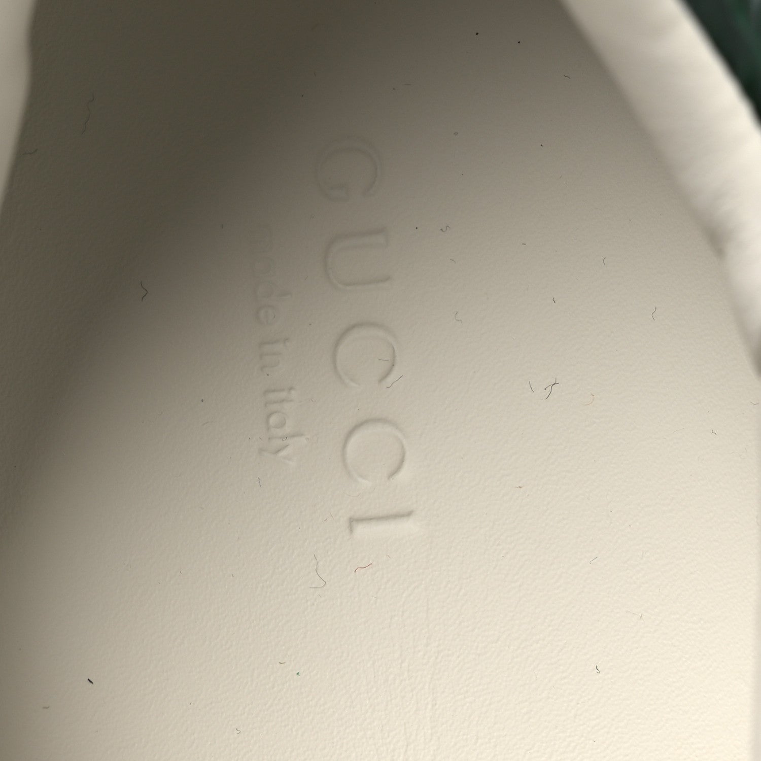Gucci Ultralight Plume Calfskin Web Womens Ace Platform Sneakers 39.5 White