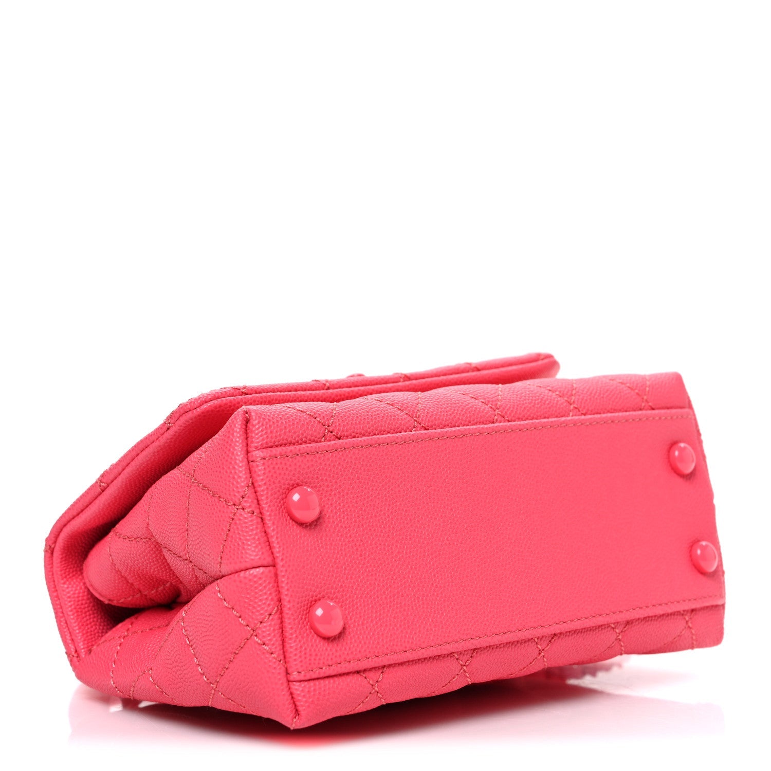 Chanel Caviar Quilted Incognito Extra Mini Coco Handle Flap Pink