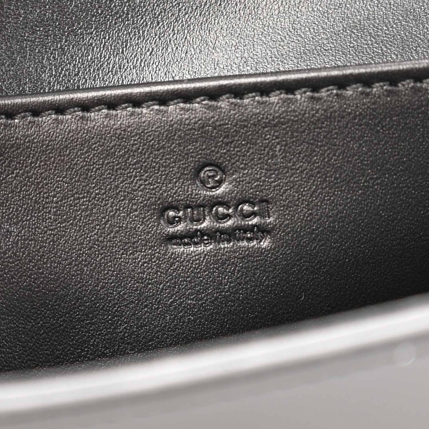 Gucci Senna Calfskin Petite GG Top Handle Shoulder Bag Black