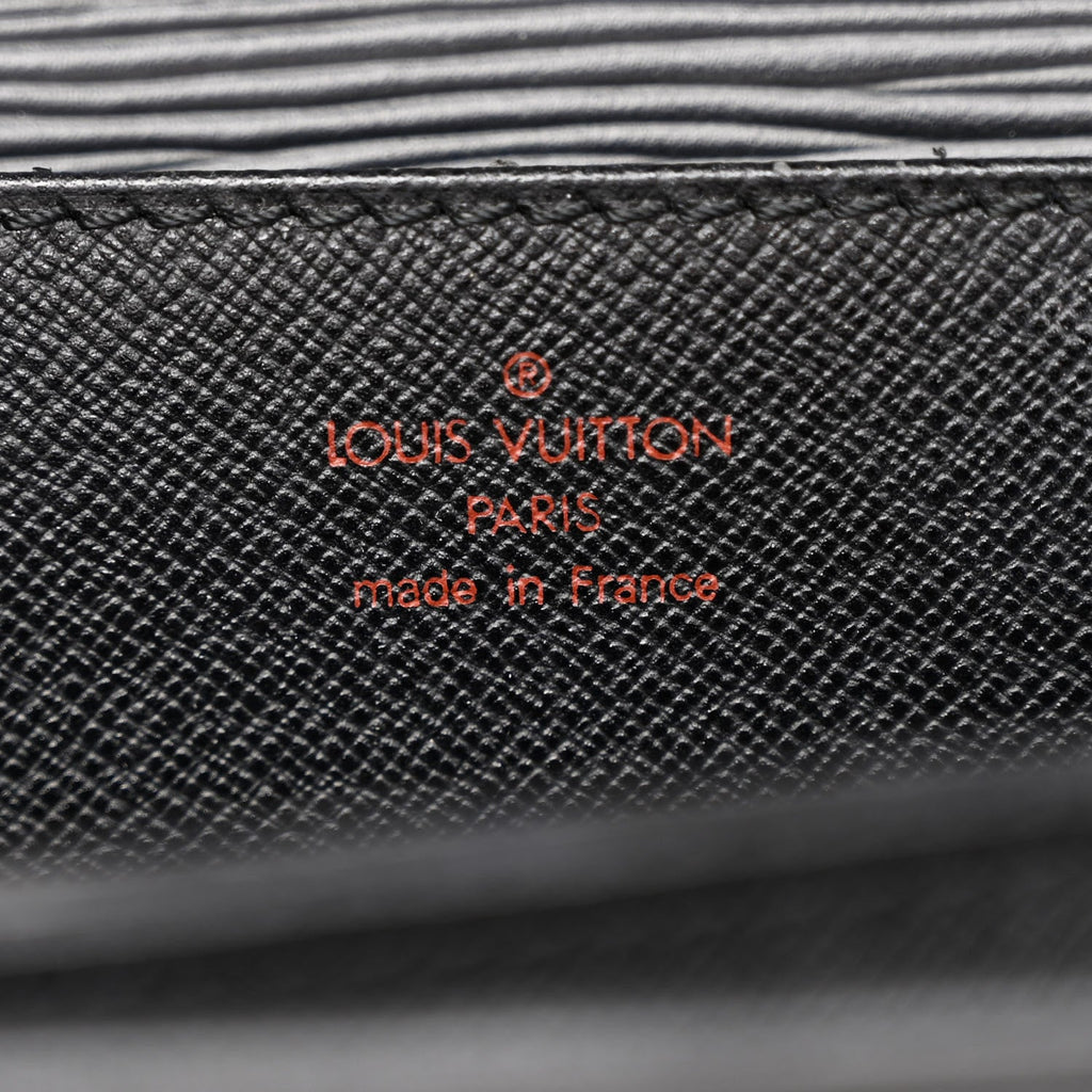 Louis Vuitton Epi Serviette Conseiller Briefcase Black