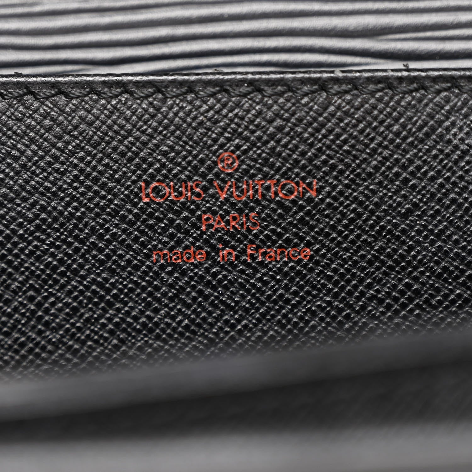 Louis Vuitton Epi Serviette Conseiller Briefcase Black